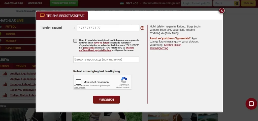 Olimpbet UZ - O'zbekistondagi №1 bukmeker