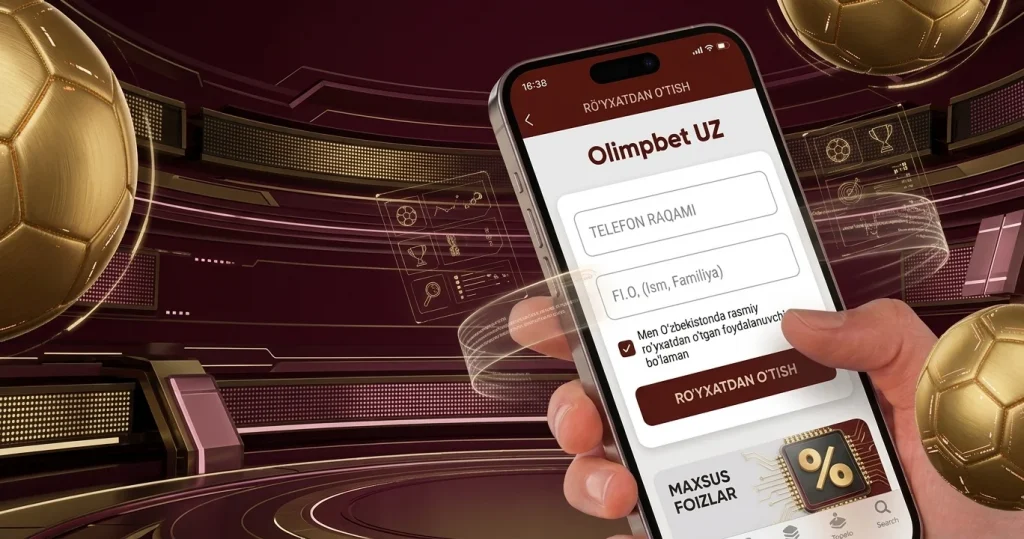 Olimpbet ro'yxatdan o'tishlari